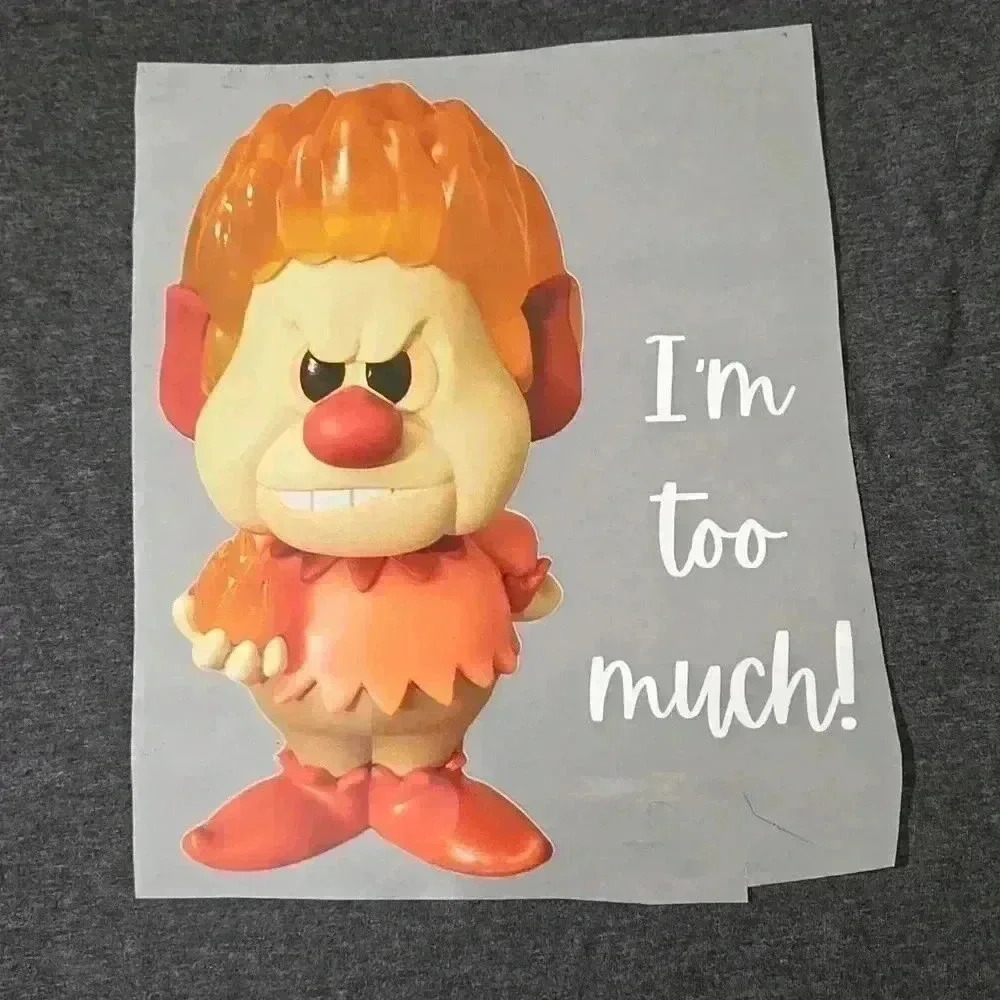 Heat Mieser, I'm Too Much, Christmas DTF Transfer Ready to Press